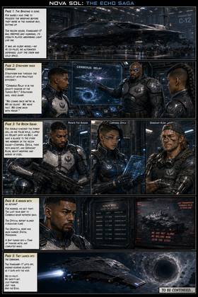 Read A Nova Sol Story: The Echo Saga Book I The Echo  1 Page 6 in English