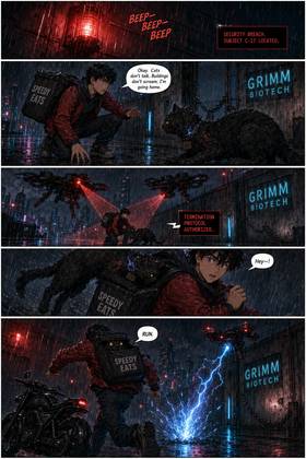 Read Super Cat Hero  1 Page 2 in English
