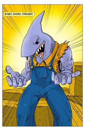 Read SHARK FARMER  1 Page 8 in German