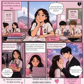 Read ¿Sera Que Puedo Llegar A Tener Un Amor De K-Dramas?  1 Page 2 in Spanish