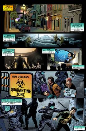 Read THE PLAGUE  1 Page 4 in Spanish