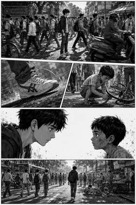 Read AKSHARA  1 Page 6 in English