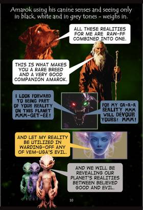 Read Galactic Adventures of Nebuluk & Amarok Book Three  1 Page 10 in English
