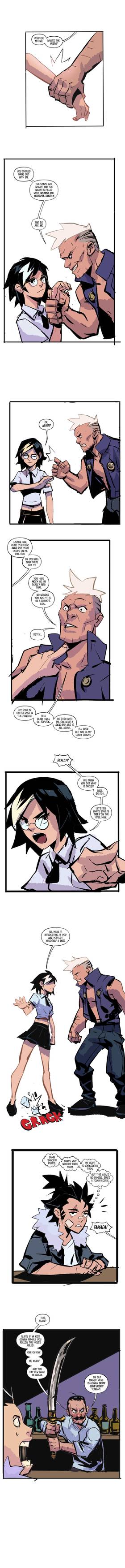 Read STRAY BLADES  1 Page 5 in English