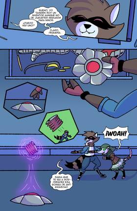 Read Rocket Raccoon: Broken Toys  2 Page 9 in Spanish