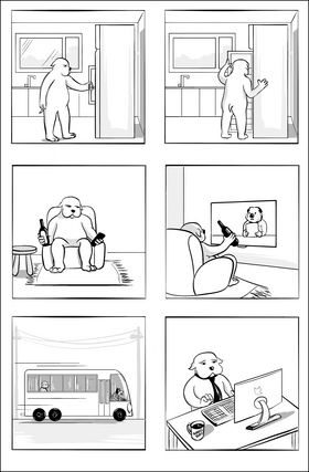 Read Oh! Hi Doggie  1 Page 4 in English