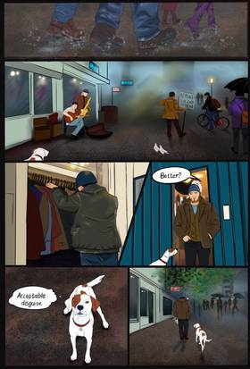 Read BYE-BYE DOGGIE  1 Page 5 in English