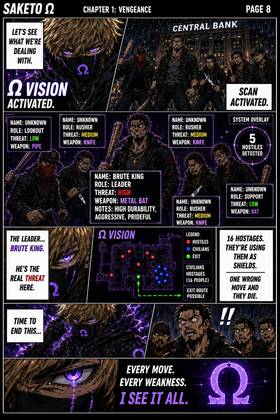Read SAKETO  1 Page 8 in English