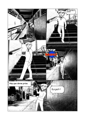 Read  THE BUTTERFLY IN BLUE  1 Page 8 in Spanish