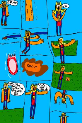 Read Super Elemental Warriors: Baby Paporo Saga.  1 Page 3 in English
