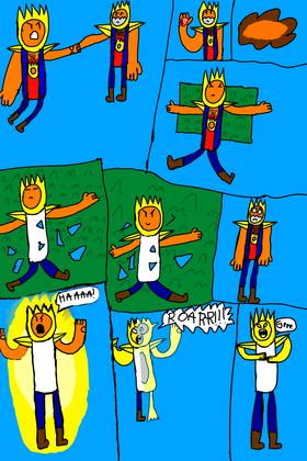 Read Super Elemental Warriors: Baby Paporo Saga.  1 Page 4 in English