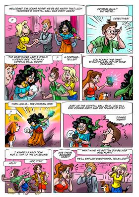 Read Team Lou - Vol.3  Zombie Night  1 Page 9 in English