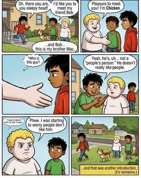 Read Mac,cheese,chicken n nugget chronicles  1 Page 9 in English