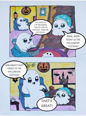 Read After of Halloween  1 Page 3 in English