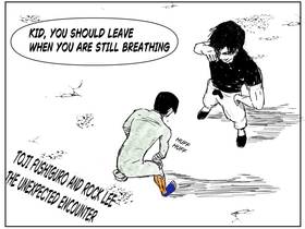 Read Naruto X JJK - Green Beast vs the Heavenly Restricted — Fan Fight  1 Page 1 in English