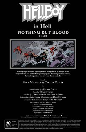 Read Hellboy in Hell: Nothing But Blood  1 Page 2 in English
