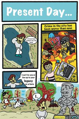 Read Donut Comixs superhero universe   2 Page 4 in English