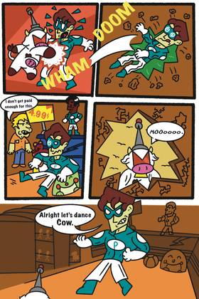 Read Donut Comixs superhero universe   2 Page 10 in English