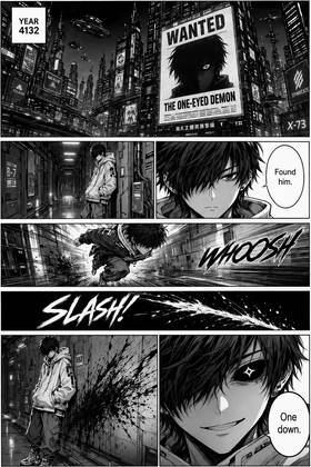 Read THE ONE EYED DEMON: 4132  1 Page 2 in English