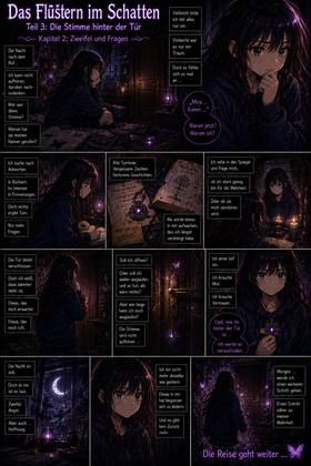 Read Das Flüstern im Schatten Teil 3 Die Stimme  hinter der Tür  1 Page 2 in German