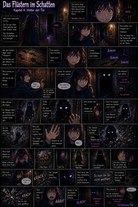 Read Das Flüstern im Schatten Teil 3 Die Stimme  hinter der Tür  1 Page 4 in German