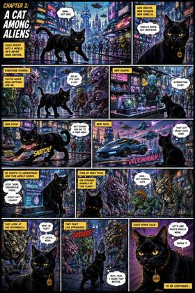 Read Chico's journey trough space  1 Page 3 in English