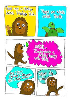 Read Monkey Dude & Turtle Mega Fight!  1 Page 2 in English