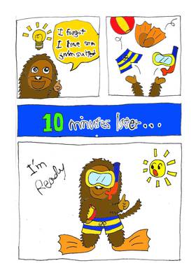 Read Monkey Dude & Turtle Mega Fight!  1 Page 3 in English