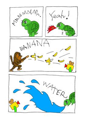 Read Monkey Dude & Turtle Mega Fight!  1 Page 7 in English