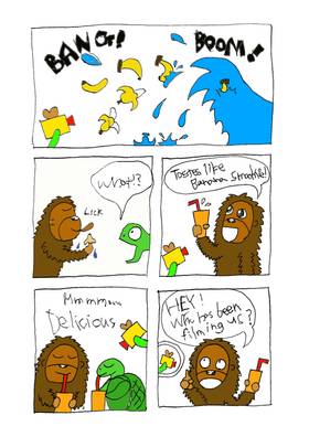 Read Monkey Dude & Turtle Mega Fight!  1 Page 8 in English