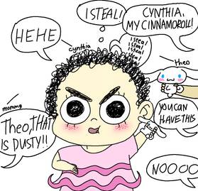 Cynthia Steals my PLUSHIE!! 