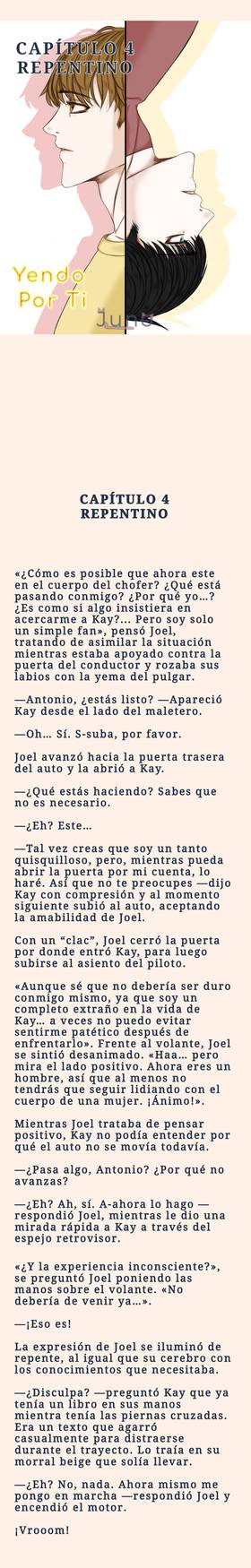Read Yendo por ti (Light Novel)  4 Page 1 in Spanish