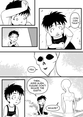 Read Miss Alien Invasion  18 Page 1 in English