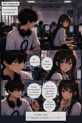 Read My Unexpected Experience in computer class ( Light Novel)   1 Page 6 in Hindi
