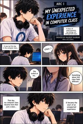 Read My Unexpected Experience in computer class ( Light Novel)   1 Page 7 in Hindi