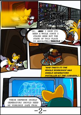 Read DASH Sonic Comix  1 Page 3 in English