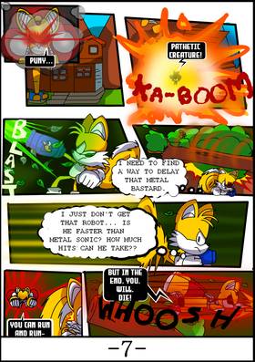 Read DASH Sonic Comix  1 Page 7 in English