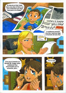 Read Mr.Huggy  1 Page 8 in Spanish