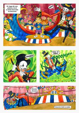 Read Mr.Huggy  1 Page 10 in Spanish