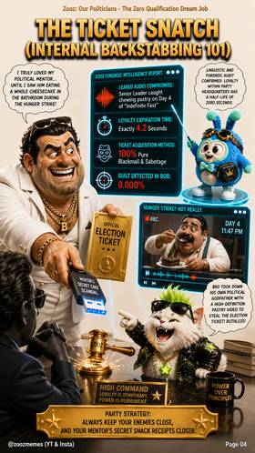 Read Zooz: Our Politicians - The Zero Qualification Dream Job  1 Page 5 in English