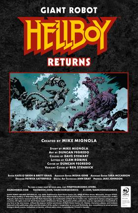 Read Giant Robot Hellboy  4 Page 2 in English