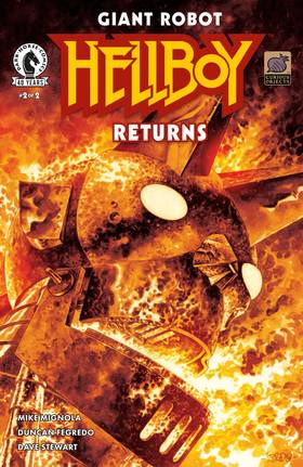 Cover image for Giant Robot Hellboy