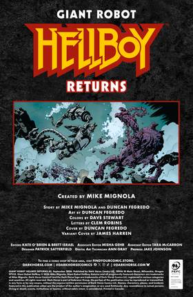 Read Giant Robot Hellboy  5 Page 2 in English