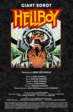 Read Giant Robot Hellboy  1 Page 2 in English