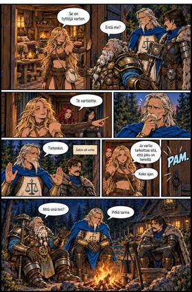 Read Bound in Blue  2 Page 5 in Finnish