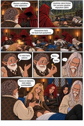 Read Bound in Blue  3 Page 8 in Finnish