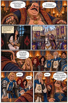 Read Bound in Blue  4 Page 8 in Finnish