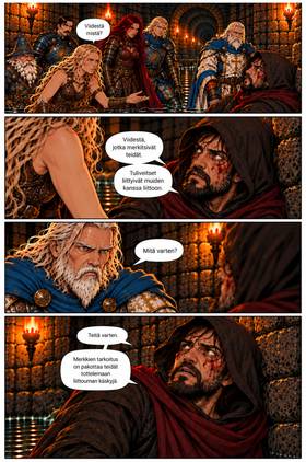 Read Bound in Blue  5 Page 8 in Finnish