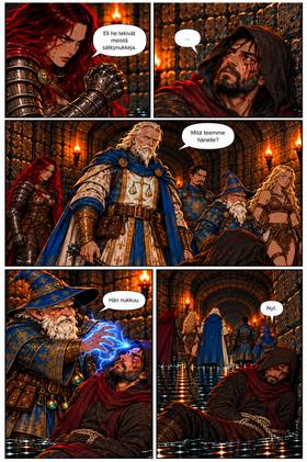 Read Bound in Blue  5 Page 9 in Finnish