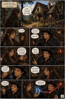 Read A Aventura de Bulldog Nerd na Terra Média - A Estrela de Turin  1 Page 4 in Brazilian Portuguese